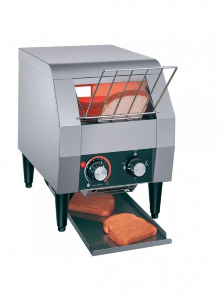 Toaster with conveyor-belt