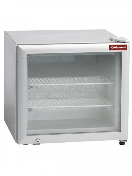 Vitrine tafelmodel negatieve T°, 50 liter, zonder lichtbak