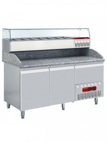 Set Refrigerated table & structure: