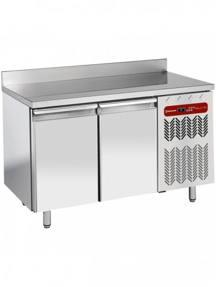 Wall refrigerated table, ventilated, 2 doors EN 600x400, 345 liters