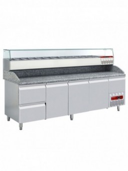Geheel Koelkast tafel & gekoelde structuur :