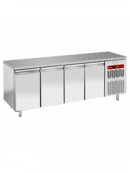 Freezing table, ventilated, 4 doors EN 600x400 - Granite top