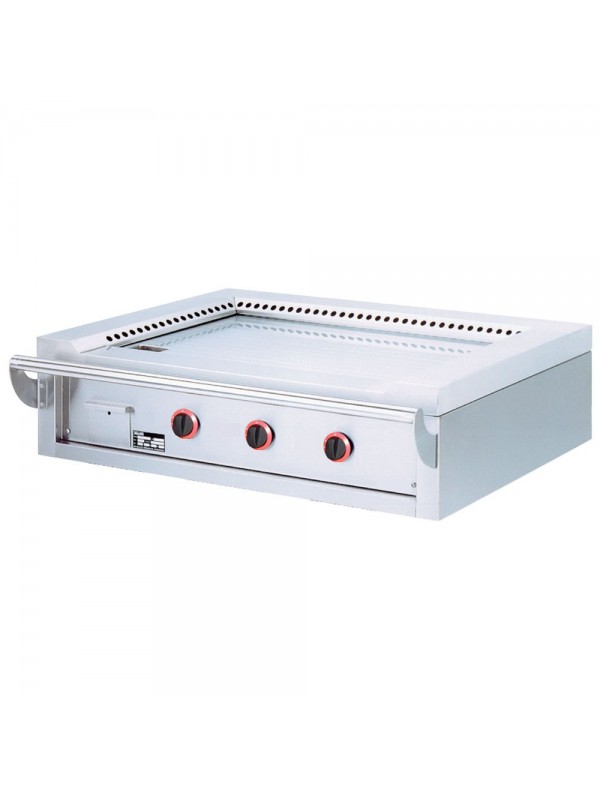 Plaque "Teppanyaki" gaz, 3 zones (3x 7 kW), de table -Top-