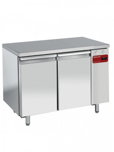 Refrigerated table, ventilated, 2 doors EN 600x400, (without group)