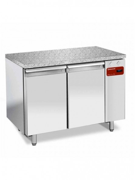 Refrig. table, vent., 2 doors EN 600x400 - Granite Top (without group)