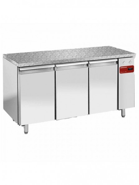 Freez. table, vent., 3 doors EN 600x400 - Granite top (without group)