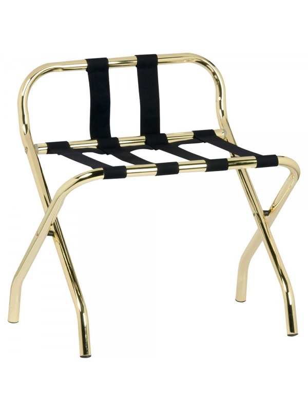 Folding trestle for luggage, gilded