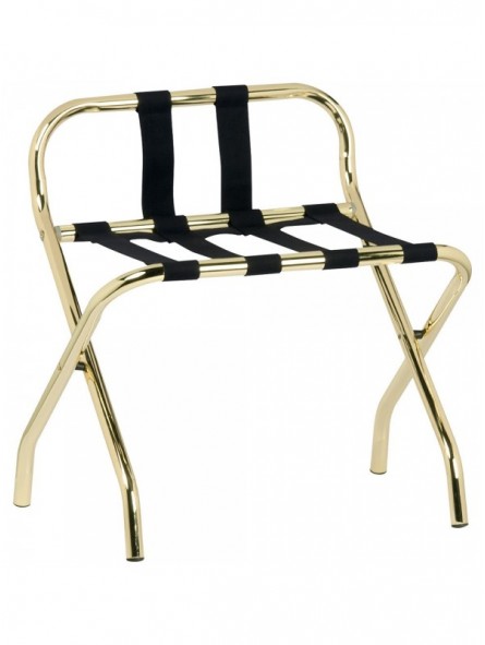 Folding trestle for luggage, gilded