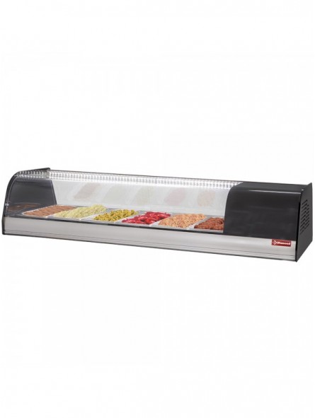 Refrigerated display for tapas, 6x GN 1/3 - 40 mm (included)