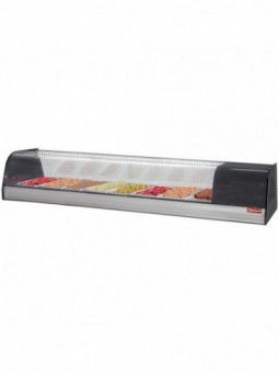 Refrigerated display for tapas, 8x GN 1/3 - 40 mm (included)