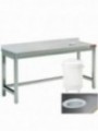 Sorting table with opening for waste + bord
