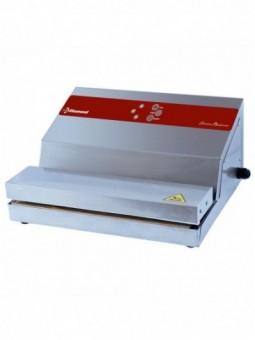 Stainless steel vacuum machine, pump 16 l./min, welding 330 mm