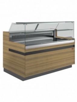 Refrigerated display counter EN & GN, low window, ventilated, without reserve