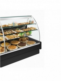 Refrigerated display counter, static, drawer system, without reserve - BLACK
