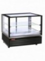 Heated display case EN or GN, ventilated, 2 levels, BLACK