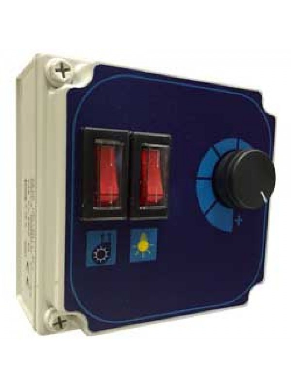 Speed variator, switch LED