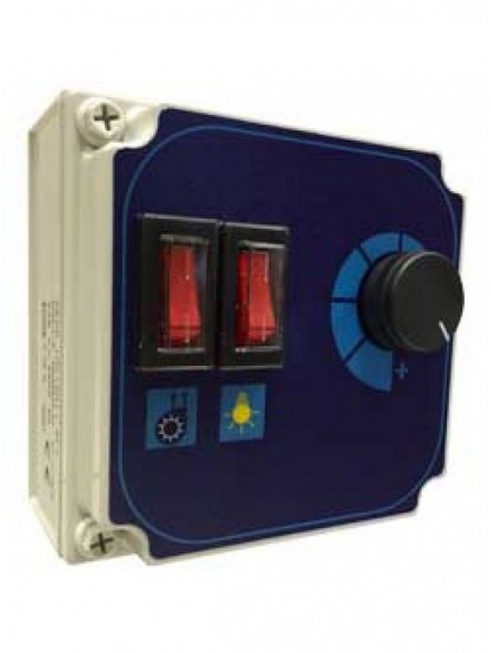 Speed variator, switch LED