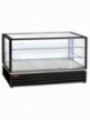 Refrigerated display, EN or GN, ventilated, 3 levels, BLACK