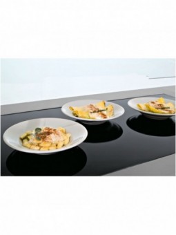 Vitroceramics element on open cupboard