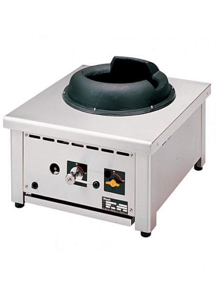Fourneau wok à gaz de table, 1 feu (28 kW)