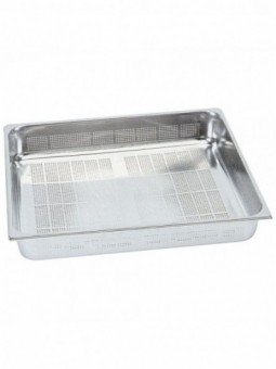 Bac gastronorm inox fond perfore h65 mm