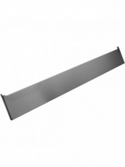 Frontal plinth in stainless steel, 675 mm - PASS-THROUGH
