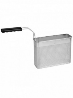 Basket for pasta cooker, frontal handle