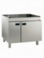Armoire neutre avec portes, fours 6 & 10x GN 1/1