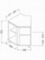 Neutrale achterhoek - open 45°