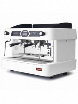 Machine à café 2 groupes, automatique (avec display) - BLANC