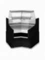 Closed angle 45°, neutral - BLACK