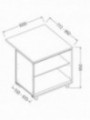 Neutral bar counter units_cashier section