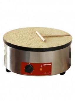 Crêpière haut rendement, électrique, Ø 400 mm "émaillée"