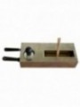 Kit de 2x spatules, 2x "T" en bois, tampon graisseur