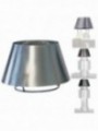 Stainless steel chimney dome (CBQ-060 & CBQ-075)
