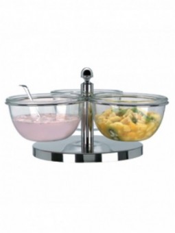 Yoghurt holders, 3 bowls Ø 280 mm