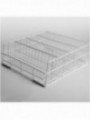 Panier verres Ø 80 mm, 500x500 mm Rilsan