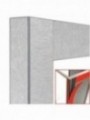 Deco display 216 Lt. Satin steel- magnetic