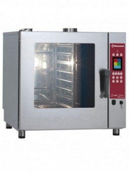 Four gaz TOUCH SCREEN vapeur - convection 7x GN 1/1 - AUTO-CLEANING