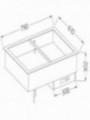 Element bain-marie 2 GN 1/1