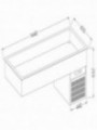 Refrigerated basin element 4x GN 1/1