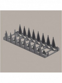 Support 8 assiettes Ø240 mm, paniers 400x400 mm