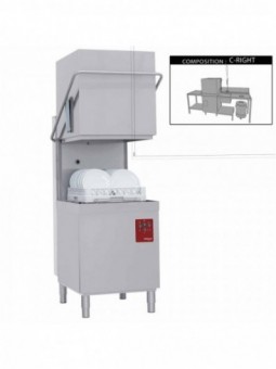 Vaatwasser met kap compleet, samengesteld uit :