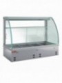 Elément vitrine chauffante, humidifiée et ventilée 3x GN 1/1