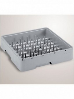 Basket for 12 plates - 450x450mm - polypropylene