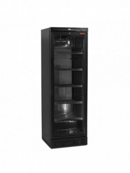 Ventilated display unit positive T°, 380 Lit, black