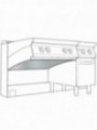 Rugwand voor -TOP- element van 800 mm