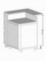 Neutral angle - closed 90 °, with service tablet