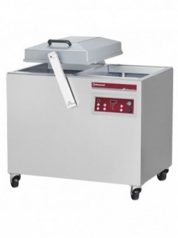 Vacuum machine, double chamber 450x580xh235 mm. - 63 m3/h