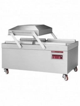 Vacuum machine, double chamber 840x830xh250 mm. - 250 m3/h